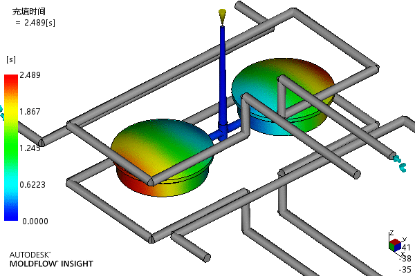 端盖注塑成型工艺及模具设计-含模流